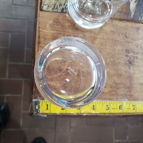 Stolzle Lausitz Bourbon Whisky Decanter And 4 Glasses Set Etched CLARK Monogram - Picture 8 of 9